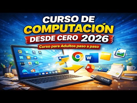 COMPUTER COURSE 2026 FROM SCRATCH FREE / Tutorial for adult beginners