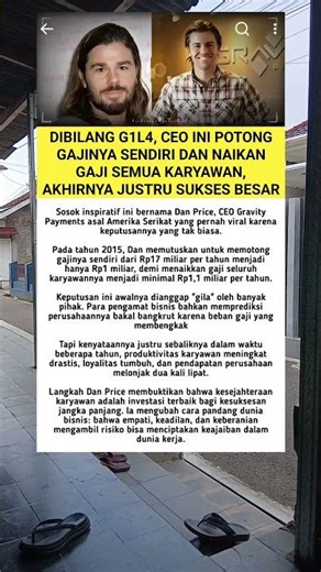 Berhati malaikat! Dan Price, CEO yang Rela Gaji 17 M Jadi 1 M Demi Karyawan!