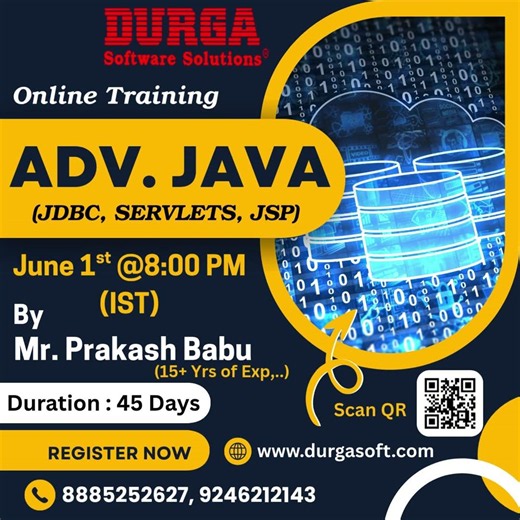 ADV. JAVA Online Training @ DURGASOFT #durgasoftware #durgasoft #durgasoftonine #shorts #advjavajava