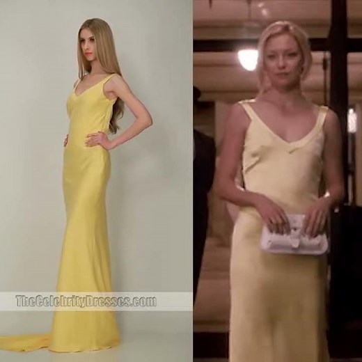 Kate Hudson Yellow Evening Prom Dress in How to Lose a Guy in 10 Days