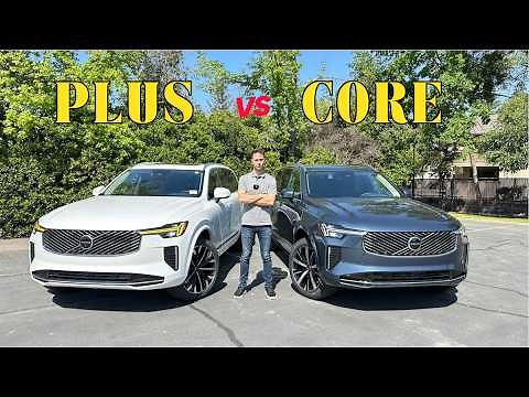 2025.5 Volvo XC90 CORE vs PLUS