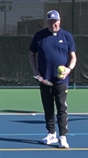 Your game starts here! US blind low vision tennis under arm serving ￼