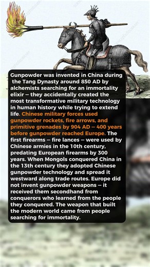 This Ancient Chinese Weapon Had A 2,000 Year Head Start On Everyone #shorts