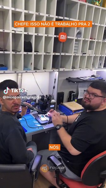 Se for pra só uma pessoa fazer, não presta 😂😂😂 #xiaomi #meme #assistenciatecnica #tech #manutenção