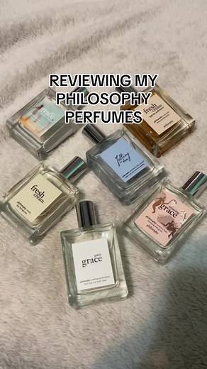 Reviewing Philosophy Perfumes: Fresh Cream Warm Cashmere, Pure Grace, Falling in Love & More!