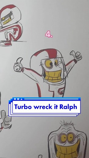 Concept Art: Turbo Wreck-It Ralph and Dr. MeGSCOOPY