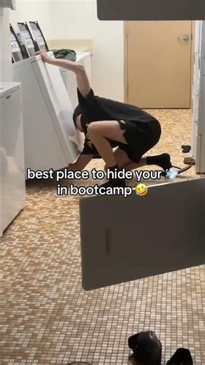 The best hiding place in boot camp