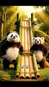 Funny Baby Panda & Red Panda Slide Adventure #shorts #animationstory #comedy #babypanda #cartoons