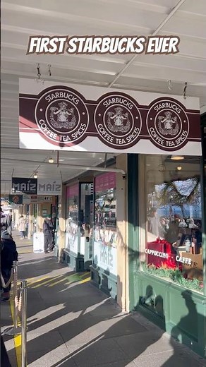 The First Starbucks Ever ☕ | Seattle History #viral #travel #seattle #strabucks