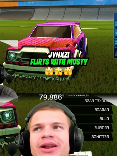 Jynxzi Tries To Flirt With Musty #jynxzi #jynxziclips #fyp #rocketleague