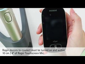 How to connect/disconnect other devices to Roger Touchscreen Mic