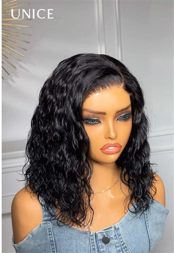 Side Part Curly Bob Wig — Easy Low-Maintenance Summer Style