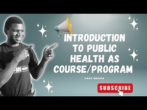 introduction to public health as a program and as a course