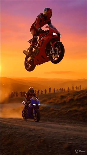 “Epic Full HD Motorcycle Race – Sparks, Speed & Thrills!”