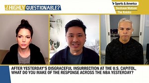 Pablo Torre, Israel Gutierrez and Katie Nolan opened the show today by addressing America. | Highly Questionable