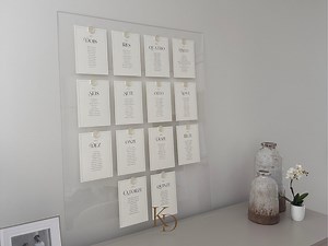 Wedding Seating Plan Template A5 | Table Seating Chart | Classic & Elegant Design - Etsy Canada