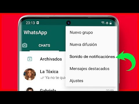 Cómo CAMBIAR EL SONIDO DE NOTIFICACIONES DE WHATSAPP ▷ TONO O CANCIÓN