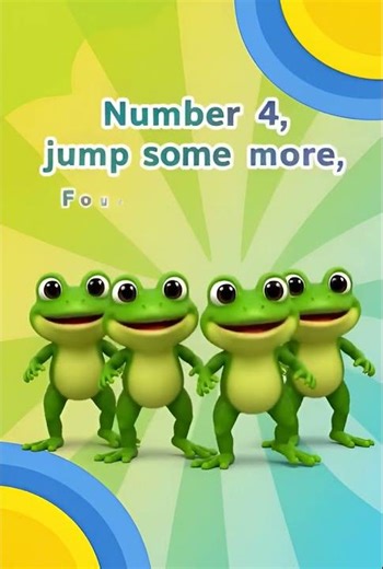 Learn Number 4 with Dance Music | Kids Learning Video