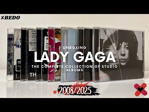 Lady Gaga "The Complete Collection of Studio Albums (2008-2025)” CD UNBOXING