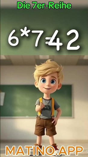 Die 7er-Reihe 🧮 Einmaleins lernen für Kinder | Mathe