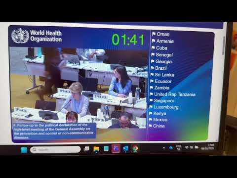 SIOP at WHO EB158: Building on momentum for childhood NCDs