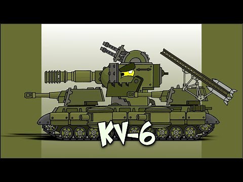 How To Draw New KV-6 | HomeAnimations - Cartoons About Tanks