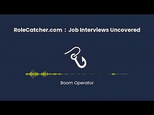 Boom Operator : Job Interviews Uncovered