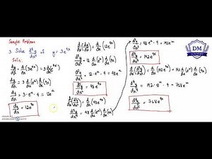Part 2 Higher Order Differentiation