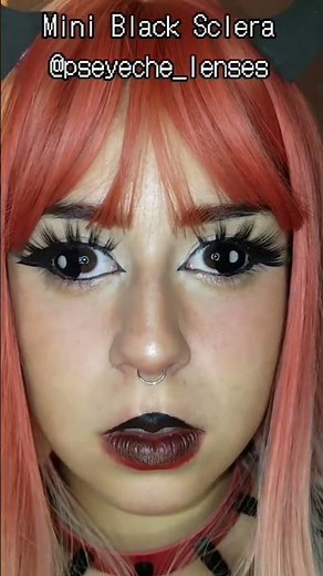 All Black Mini Sclera Contacts
