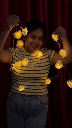 Flower LED String Light,Night Light for Home Decor,Light for Indoor & Outdoor #decor #light #flowers