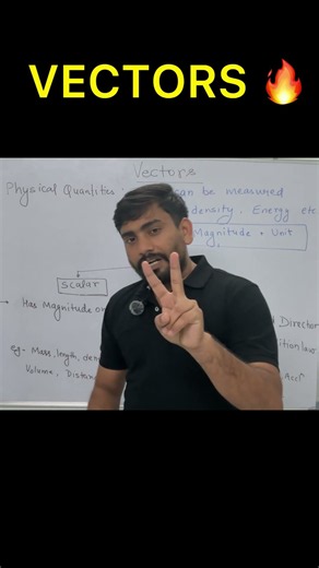 Scalar vs Vectors in 60 sec 🔥 VECTORS 1