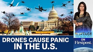 #VantageOnFirstpost: The US is panicking over unknown drones that have been spotted in the skies over the US east coast. They have been seen daily for almost a month. American Politicians have come up with multiple conspiracy theories, involving Iran and China. The FBI has refuted theories of foreign interference, but they haven't revealed who's behind the drones. Donald Trump says the government is hiding something. He says that the government should tell people the truth, or allow them to shoo