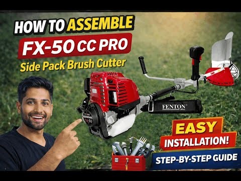 How to Assemble 50CC Pro Side Pack Brush Cutter | Step-by-Step Guide