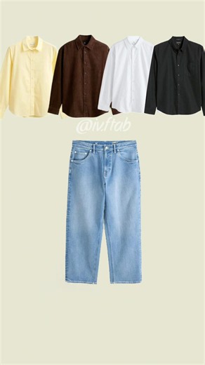 3 Baggy Jeans + 12 Best Shirt Color Combinations🔥