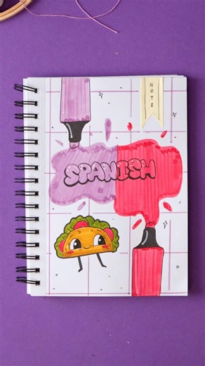 Cute and tasty DIY Front Page Idea: Spanish 🌮