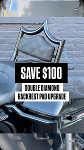 SAVE $100 ON DOUBLE DIAMOND BACKREST PAD UPGRADE 🎁 Promo is live now thru Sunday! ELEV8 YOUR RIDE 🔥 CMC-MOTORSPORTS.COM | CMC Motorsports LLC