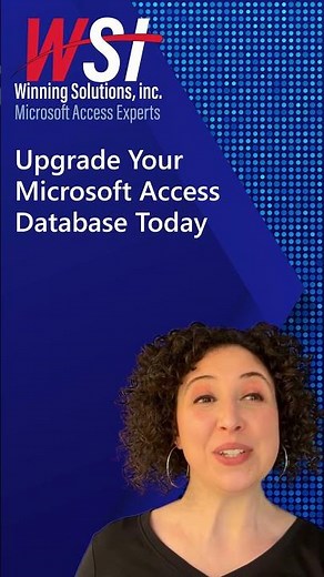 Upgrade Your Microsoft Access Database Today