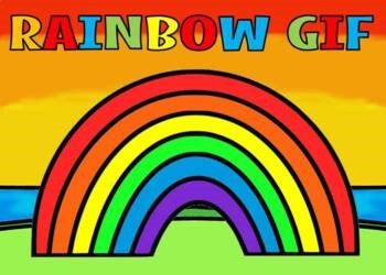 rainbow gif