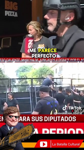 Pelado de K5N domado antes de la Marcha #MileiPresidente Milei Presidente