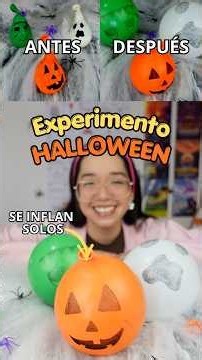 Monstruos que se inflan solos 👻🎃 - Experimentos de Halloween