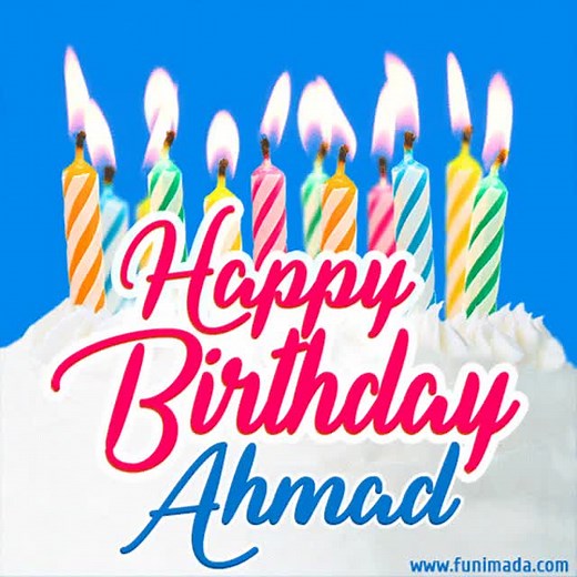 Ahmad | Happy Birthday To You | Happy Birthday Songs 2023 #Comment_your_Name