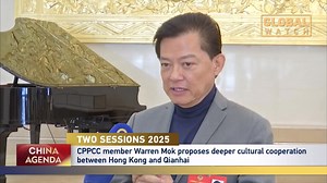 Hong Kong tenor opera singer Warren Mok, a CPPCC member, has proposed in Beijing to transform Hong Kong into a bridge between China and the global art world, while also deepening cooperation between Hong Kong and Qianhai in neighboring Shenzhen. #ChinaVibes #2025ChinaAgenda | CGTN Global Watch