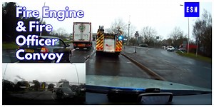 Here's some dashcam footage of a Fire Officer responding to an incident in convoy with a fire engine. A big thanks to 'Emergency Drive UK' for letting us share this footage. | ESN Report