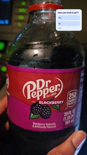 Dr. Pepper Blackberry Review #soda #drpepper