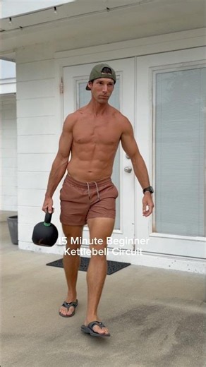 15 minutes and one kettlebell is all you need for a solid workout. #kettlebell #workout