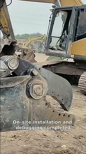 Installation and Testing of 360 Hydraulic Shears for a 150 Excavator in Hunan