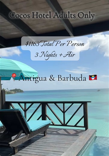 Cocos hotel best couples adult only resort in Antigua & Barbuda 🇦🇬 #fyp #travel #luxurytraveladvisor #antigua