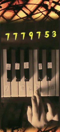 | Cartoon whistle Bendy on the piano | Easily | #batim #bendy #piano #easily