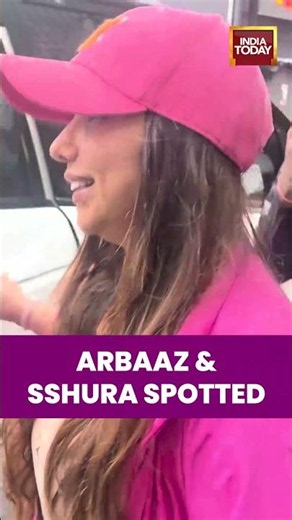 Arbaaz Khan & Sshura Khan Spotted In Mumbai Together #shorts