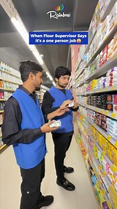 12K views · 163 reactions | This is how we work at Rainbow to make workflow faster and smoother.浪 Teamwork? Or just extra hands for extra chaos?  | Rainbow Cash & Carry | Facebook